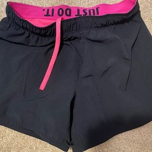 Womens Nike DryFit Shorts with built in liner. Size Small